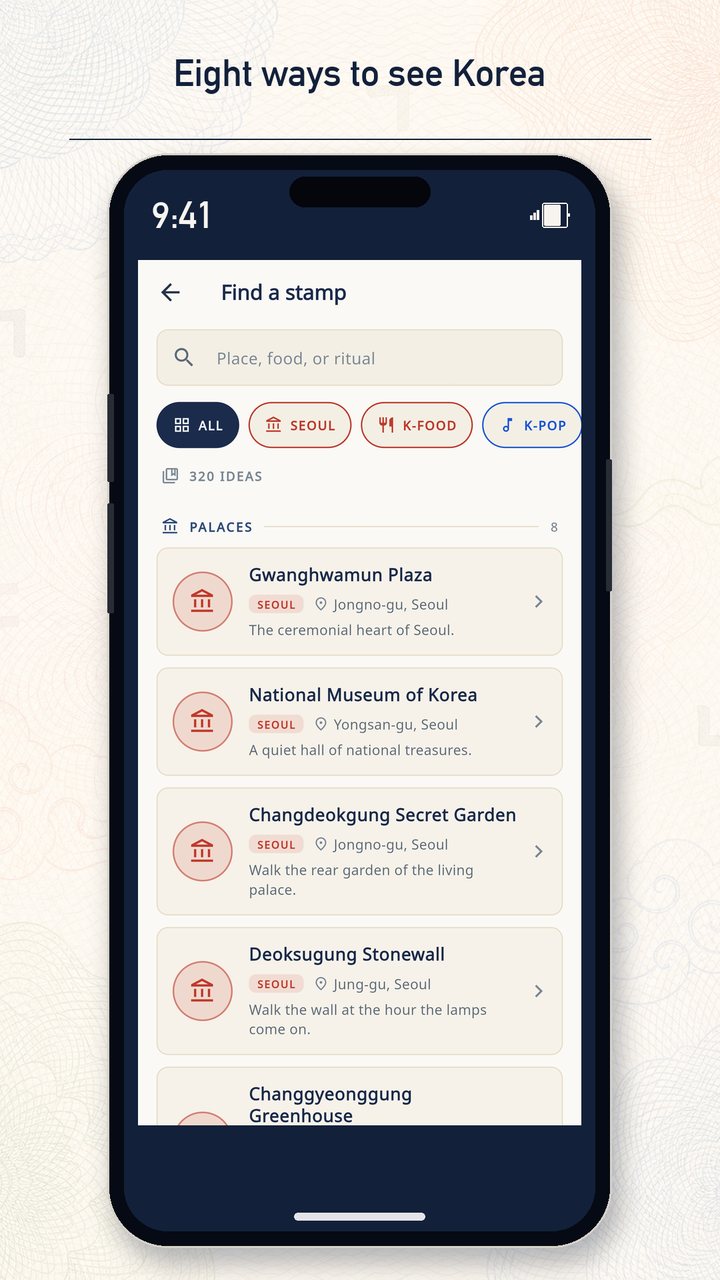 Eight ways to see Korea — theme collections